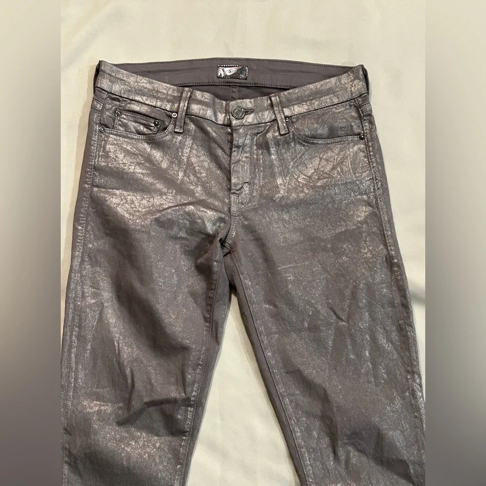 MOTHER Denim The Looker in Disturbing the Peace Gunmetal Jeans - Size 27
